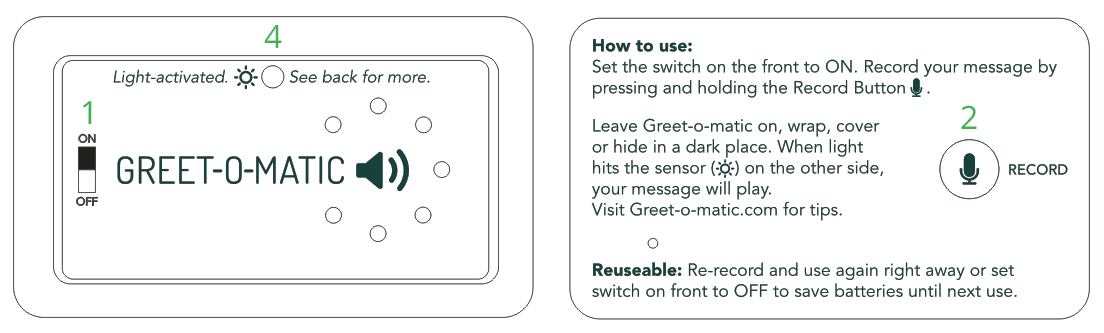 How to Use Greet-o-matic